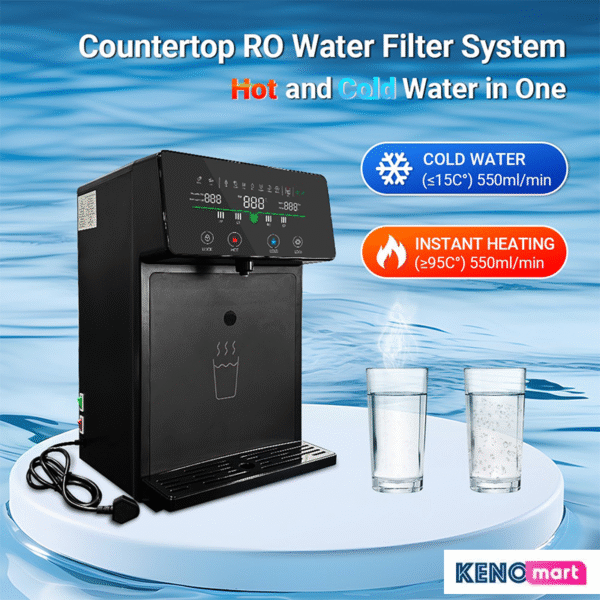 Countertop RO Water Filter System Hot and Cold Water in one